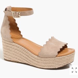 J.Crew Wedge Espadrille Sandals 8.5